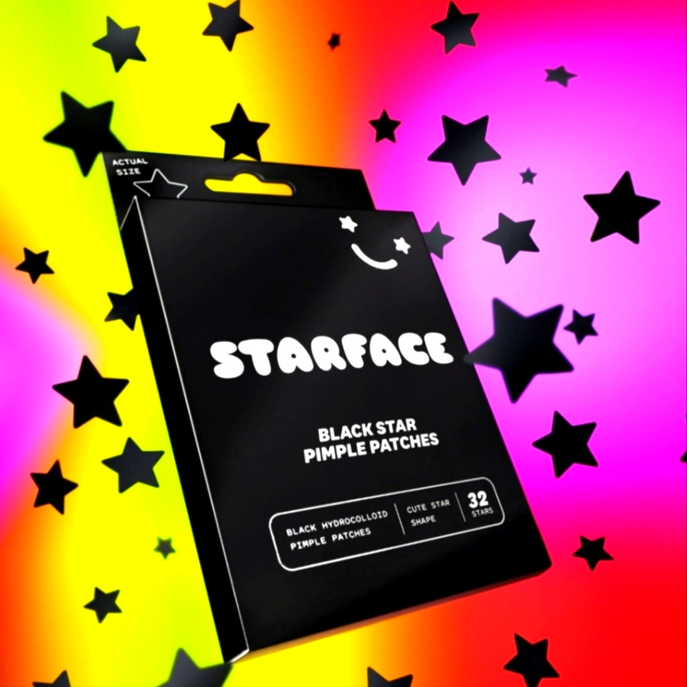 Starface Black Hydro-Star Pimple Patches 32 Count for All Skin Types